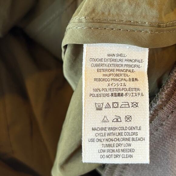 Free People Windswept Hooded Jacket Oversized Olive Green Womens Size Medium - Picture 4 of 11